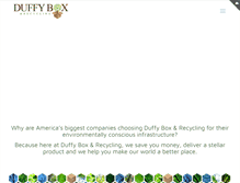 Tablet Screenshot of duffybox.com